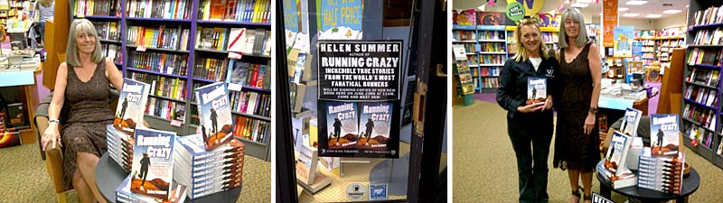 helen summer - running crazy - signing session at waterstones poole
